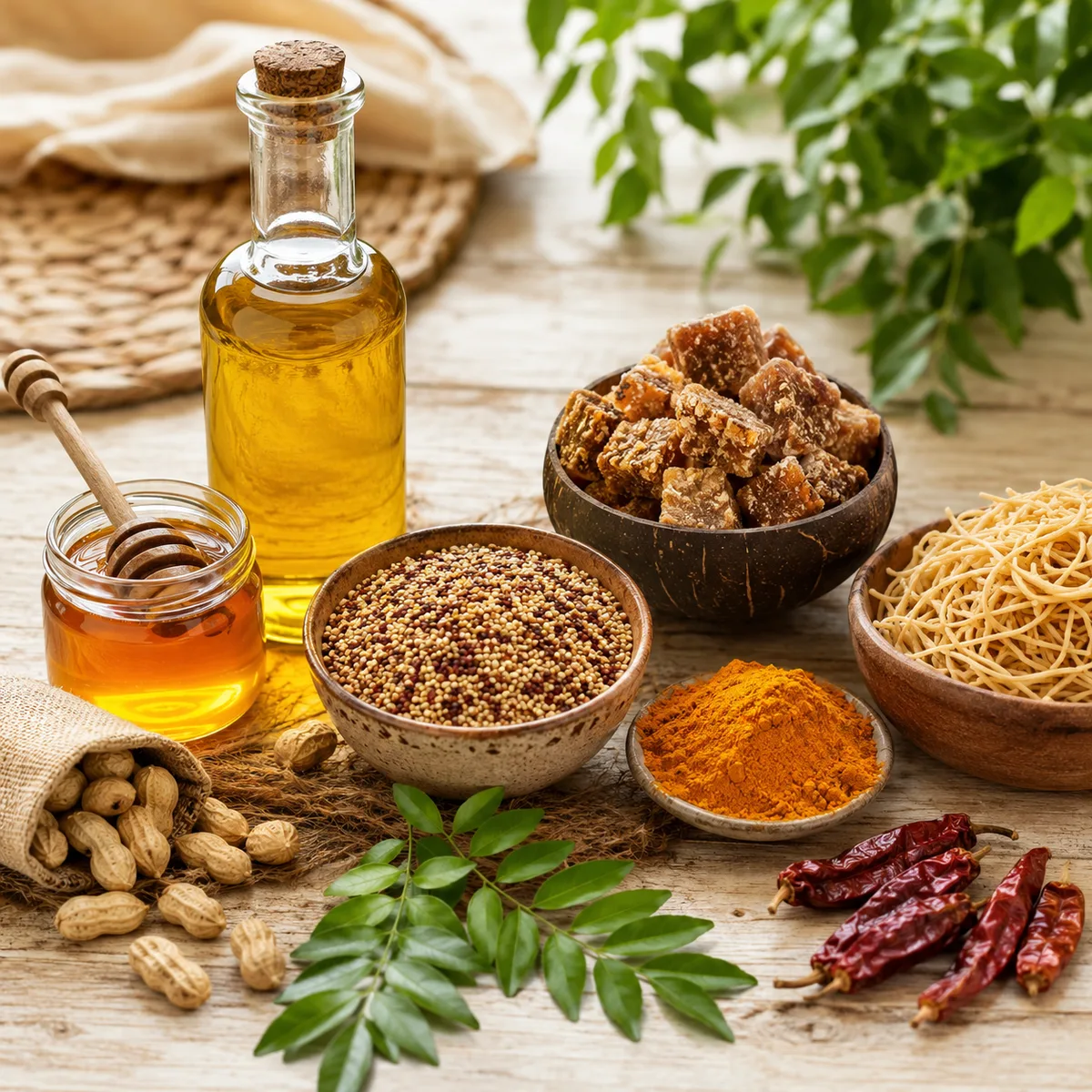Fresh organic Indian farm produce